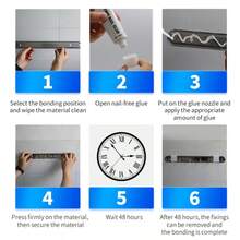 1 pieza/3 piezas (60ml) Pegamento sin clavos, adhesivo multiusos - Unión instantánea, curado rápido, adhesión industrial, sellado resistente a fugas, fijación permanente - Adecuado para varias superficies - 60 ml - Ver 4