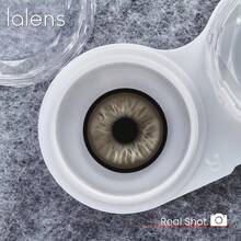 Lalens 1副6个月抛型隐形眼镜，直径14.5mm，基弧8.6mm，蜜色瞳孔，适合浅色和深色瞳孔，打造自然妆容，女士和女孩适用，春季必备单品，Y2K韩版时尚设计，适合生日派对、学生返校等场合，时尚美妆隐形眼镜。 - Crush Hazel - 查看 10