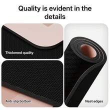 belibuy [Tappetino da bagno antiscivolo ad asciugatura rapida] Tappetino da bagno antiscivolo ad asciugatura rapida e altamente assorbente: design elegante e strutturato, adatto per bagni e cucine. - Acquista uno e ricevine uno gratis in rosa - Visualizzare 4