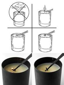 1PC Or 2Pcs Candle Extinguishing Stainless Steel Matte Black Unique Embossing Wick Dipper, Candle Tool Black Metal Candle Extinguisher Candle Wick Trimming Hook, Wick Dipper, Candle Dipper Tools, Candle Nursing Tool For A Gift Or Daily Festival Use - Black Candle Extinguisher Hook - View 11