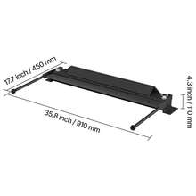 Biegemaschine, 762 mm Blechbiegemaschine, 1,2-mm-Biegedicke, 0–135 Grad einstellbar, Metallbiegemaschine, kein Wackeln, robustes Aluminium-Biegegerät für präzises Stapelbiegen - 762 mm - Übersicht 10