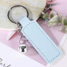 Llavero de cuero personalizado con campana, llavero con nombre personalizado, regalo personalizado de texto para mujeres, regalo personalizado para mujeres, regalo personalizado para cumpleaños/aniversario - Multicolor - Ver 10