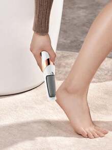 Máy mài gót chân điện, sạc USB, loại bỏ chai sần với 2 tốc độ, con lăn thay thế và đèn LED, dụng cụ chăm sóc chân chuyên nghiệp loại bỏ da chai sần dành cho nam và nữ. - Nhiều màu - Xem 4