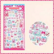 Serie de fiesta de dulces de caramelo Serie 3D Pegatinas con relieve lindo DIY Cuaderno Estuche para teléfono móvil Marco de fotos Álbum de fotos Tarjeta - color - Ver 20