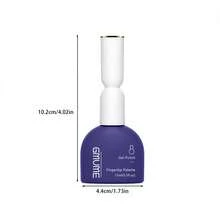 GMUME 15毫升奢华深蓝色凝胶指甲油，0.5液盎司，深靛蓝色，海军蓝，UV/LED可卸甲油，颜色精准匹配，所见即所得，持久显色，指尖调色盘，DIY家用美甲沙龙通用，优雅哑光，冬季美甲之选。 - 寶藍色 - 查看 11