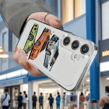 1pc Cars Pattern Transparent TPU Soft Case Suitable For  17 Air/ 16 15 14 13 12 Pro Max/17 16 15 14 Plus 11 X/XS Max Suitable For Samsung S21 S22 S23 S24 S25 Ultra/Edge/Plus/+ A10 A12 A13 A14 A15 A23 A25 A35 A53 A54 A55 A73 Note 10/20 Phone Case All-Inclusive Protection Summer  17 Pro Max Case  17 Case  17 Pro Case  17 Plus Case Clear Phone Case  15 Case  16 Case  16 Plus Case - 1pc - 查看 5