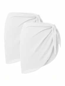 1/2/4 chiếc Áo choàng đi biển mỏng bằng vải chiffon cho nữ, áo tắm bikini. - Nhiều màu - Xem 11