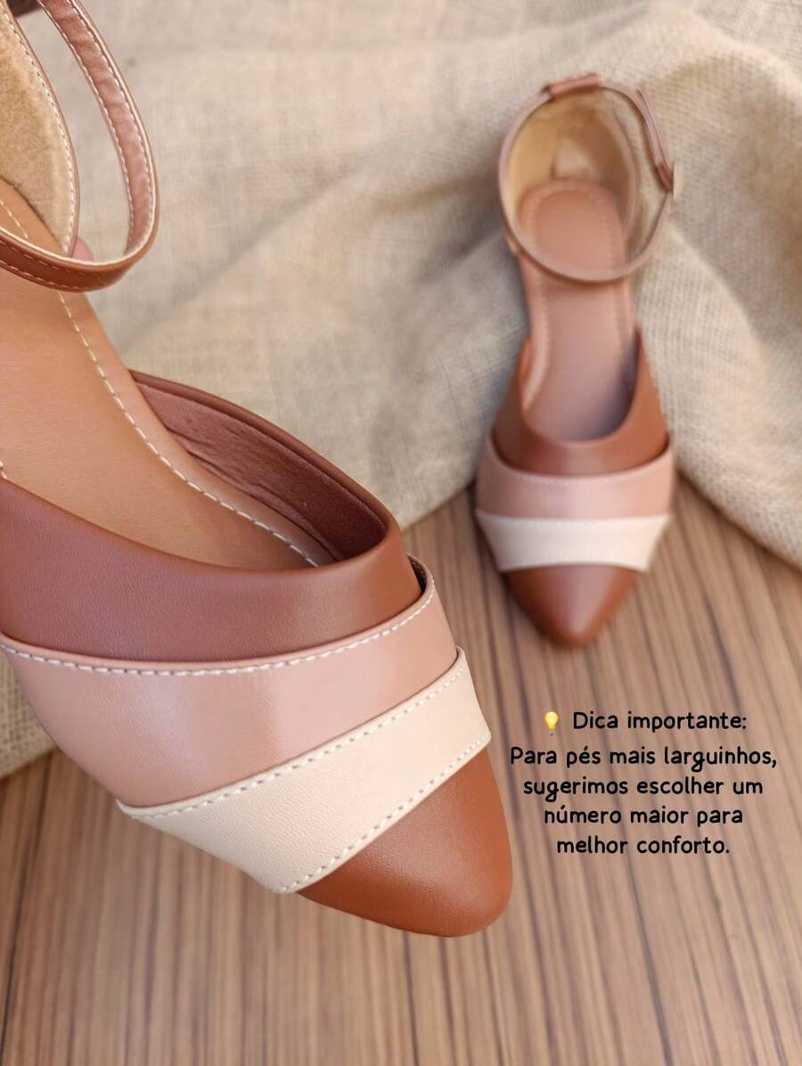 Women Flat Sandals - Camel - View 1