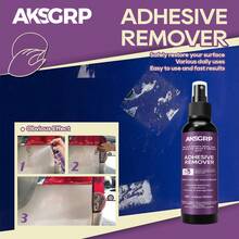 30ml/50ml/120ml Removedor de Adesivo, Dissolve e Amolece Efetivamente Adesivos em Vidro e Pintura Automotiva, Remove Fita Residual, Adesivos e Etiquetas de Móveis, Pisos e Paredes, Kit de Spray Portátil com Esponja, Essencial para Cuidados Domésticos, Fácil de Usar, Fórmula Suave, Adequado para Mãos e Superfícies Automotivas. - Removedor de adesivo - Visão 4