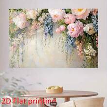 Spring Background Cloth, With Rich Wildflowers And Green, Is Very Suitable For Birthdays, Weddings, Anniversaries, Photography Studios And Summer Parties. Wedding Background | Vivid Flower Design | - 3 - View 4