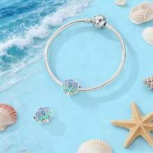 1 Piece Silver Plated Ocean Series - Starfish Shell Conch Bead Jewelry 3mm Original Bracelet Necklace DIY Pendant Making Women's Daily Gift Birthday Party Holiday Gift - Multicolor - View 8