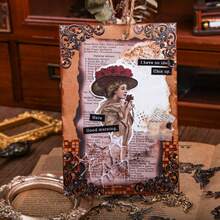 Bộ 24 miếng dán góc phong cách Baroque cổ điển, miếng dán khung trang trí kiểu retro, miếng dán nền cho sổ lưu niệm, nhật ký và sổ tay, đồ dùng văn phòng phẩm tự làm, miếng dán ngộ nghĩnh. - nhãn dán - Xem 6