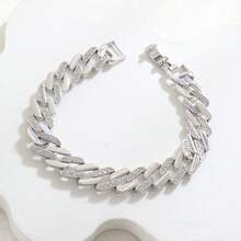 1pc Copper New Style Bracelet, Unisex Versatile Gift For Holidays - Multicolor - View 2