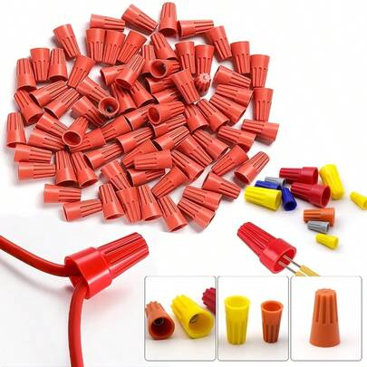 80/50/40 pezzi Connettori rapidi di vari tipi e dimensioni, terminali a vite, morsettiere, per uso quotidiano, ristrutturazione e progetti fai da te, rientro a scuola
