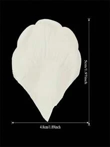 500/1000pcs, Milky White Simulated Rose Petals | Polyester Flower Petals For Wedding Atmosphere Arrangement, Couple Romantic Confession Supplies - Milky White - View 5