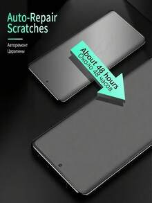 Minimalist Matte Screen Protector Film 2pcs Matte Hydrogel Film Anti Glare And Anti Fingerprint Explosion Proof And Scratch Resistant Mobile Phone Screen Protector Film Compatible With Huawei/Honor/ Smooth Oil Layer Scratch Automatic Repair Simple And Easy To Stick Protective Film Soft Film Not Glass Spring Birthday Gift - Matte - View 5