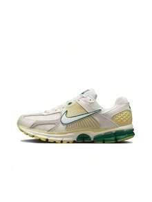 Nike Air Zoom Vomero 5 低帮休闲训练鞋，适合城市通勤和跑步，男女通用设计，米绿色 - 米綠色 - 查看 15