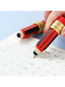 Vintage Classic Pen-Shaped Eraser, High-Precision Detail Modification Tool, Dedicated For Student Calligraphy, Writing Practice And Homework Correction - Rectangle - View 4