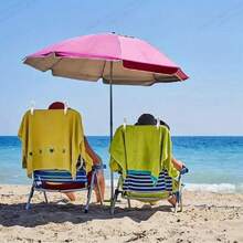 6/12pcs Beach Towel Clips, Heavy Duty Plastic Clothespins, Blanket Drying Clips, Windproof Clips, Home Supplies - White and Yellow - View 8