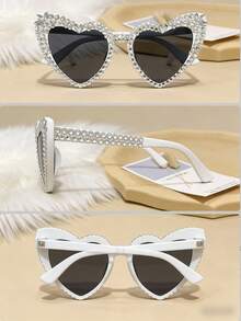 1 Pair Retro European And American Style Fashion Square & Round Face Flattering High-End Fashion Glasses - Multicolor - View 4