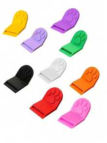 12/6/3 szt. Otwieracz do puszek z uroczym odciskiem łapy – łatwy w użyciu otwieracz do puszek z karmą dla psów i kotów, wielokolorowy - Wielokolorowe - Zobacz 3