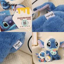1 búp bê nhồi bông Stitch chính hãng của Disney, mặt dây chuyền hình búi tóc, ba lô nhồi bông mềm mại, đồ trang trí nhà cửa, quà tặng ngày lễ. - Màu xanh lam - Xem 5