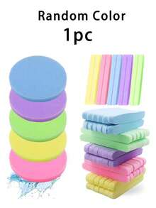 Compressed Round Facial Cleansing Sponge, Wood Pulp Fiber Expandable, Face Cleaning Makeup Puff, Suitable As Valentine's Day Gift For Girlfriend, Disposable Thickened Facial Cleansing Makeup Sponge - A - View 13