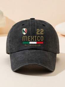 Gorra de béisbol para mujer con estampado de patrón mexicano, gorra de béisbol vintage lavada y desgastada, gorra casual ajustable con protección solar para exteriores - gorra de béisbol - Ver 11