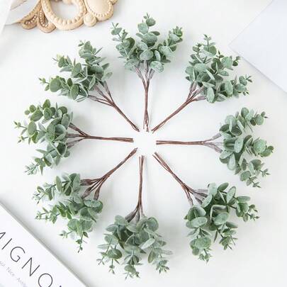 1PC Artificial Plants, Mini Eucalyptus Alphabet, Bouquet DIY, Wreath Materials, Candy Box Accessories, Home Wedding Decoration, Bridal Wrist Flowers, Chest Flowers, Headflower Materials, Valentine's Day Gifts, New Year Decoration, Simulated Plants, Autumn Decoration, Room Decoration, Desk Decoration, Garden Decoration, Room Decoration Supplies, Valentine's Day Gifts, Graduation Gifts, Home Decoration, Back To School Season Learning Supplies