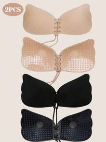 2/1piece Push-Up Bra, Invisible Bra For Small Bust, Reusable Bust Enhancing Bra. Suitable For Backless, Strapless Dresses And Daily Wear. - Multicolor - View 30