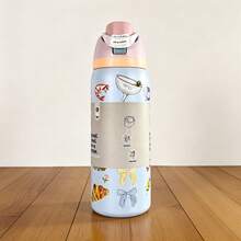 Owal'a32oz/945ML Vacuum Flask With Straw,Can Be Used For Outdoor Sports, Heat Preservation Time Cold And Hot Water Can Be Insulated, Frozen Drinks, Beautiful Appearance, Exquisite Workmanship, Suitable For Camping, Work, Indoor Us - Picnic Prep-32oz - 查看 3