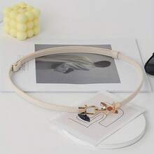 1pc Adjustable Women's Waist Belt, Simple Skinny Belt, Elegant For Dress Outerwear - Adjustable - View 12
