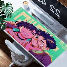 1个动漫《猪头少年不会梦》鼠标垫 - 橡胶底涤纶桌面垫/键盘垫，适用于游戏、办公、笔记本电脑和移动设备。完美的生日或圣诞礼物，最佳桌面装饰鼠标垫。办公桌办公用品办公装饰 - A - 查看 3