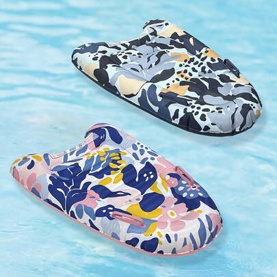 Tabla de bodyboard inflable y plegable ligera con asa, diseño de almacenamiento portátil, material de PVC impermeable y resistente al desgaste, adecuado para playa, fiesta en la piscina, parque acuático, entrenamiento de surf, diversión familiar de verano y equipo de deportes acuáticos al aire libre, ideal para principiantes de natación y surf, equipo de natación, accesorios de surf, regalo perfecto para vacaciones, flotador inflable, tabla de surf inflable, bodyboard, tabla de paddle inflable, flotador de natación grueso para playa al aire libre