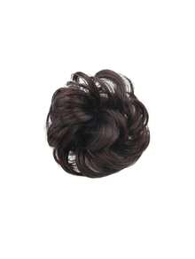 1件装女士装饰发髻夹式发饰，花朵造型人造发爪夹，可拆卸发爪和发圈二合一设计，打造更丰盈的发型，夏季沙滩发夹 - 彩色 - 查看 8