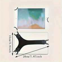 Tablet One-Handed Grip Holder, Phone Anti-Drop Strap, Non-Slip Adjustable Tablet Protective Case, Triangular Tablet Shoulder Strap, Tablet One-Handed Triangular Strap - Multicolor - View 2