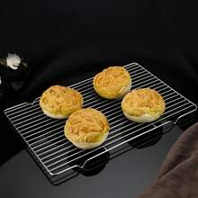 重型不锈钢冷却架，易于清洁，可用于烤箱和洗碗机，是烹饪、烘焙和饼干冷却的理想之选。 - 銀色 - 查看 1