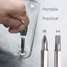 2pcs Portable Multi-Function Mini Key Screwdriver, Keychain/Practical Tool - Style a - View 7