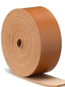 1 rollo de correa de piel sintética, 3 anchos: 1,25 cm, 2,5 cm, 5 cm, 1,8 mm de grosor, 180 cm de longitud, adecuado para proyectos hechos a mano, manualidades DIY y fabricación de cinturones - Multicolor - Ver 15