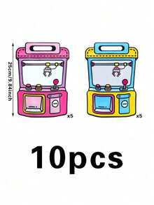 10pcs Cute Doll Design Gift Bags, Zipper Closure Plastic Snack Bag Suitable For Birthday, Party, Holidays - Daily/Party/Festival Use - View 9