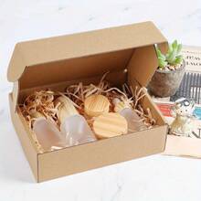 10/20个装小型瓦楞纸盒 - 耐用结实，是小型企业、工艺品、礼品包装和运输的理想之选，可完美收纳和保护您的物品，礼品包装用品，简约的盒子设计，坚固的结构 - 彩色 - 查看 2