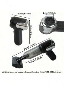 二合一宠物吹风机和吸尘器，USB 充电，适用于沙发、地板、床上用品、椅子、衣服、地毯 - 适合小型、中型和大型猫狗 - 彩色 - 查看 15