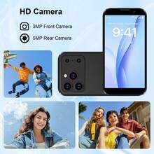 [Spring] 3G Mini Smartphone. Dual SIM Card Slots, Palm-Sized Phone. Features Include Photo Taking, Video Recording, And Video Streaming. Available In Black And Pink. Mini Phone. A Great Birthday Or Wedding Gift. Easter Gifts. - Pink - View 3