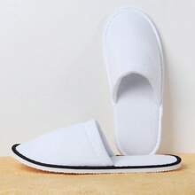 20 Pairs Disposable Non-Slip Slippers For Guests And Spa - 20 đôi màu vàng xanh - Xem 10