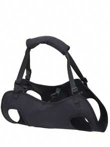 Adjustable Breathable Shoulder Strap Dog Leash, Assist Harness For Elderly, Disabled, Small, Medium, Large Dogs, 4 Carrying Modes (Front/Back) - Black - View 7