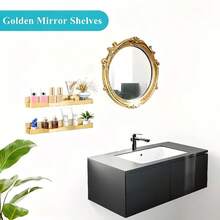 6 piezas Estante acrílico para esmalte de uñas - Soporte de exhibición montado en la pared de 15 pulgadas, adecuado para gafas de moda y aceites esenciales, estantería de almacenamiento expandible para el baño - multicolor - Ver 6