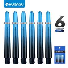 6 peças HUANQU Eixos de Dardo Espirais Universais Profissionais 2BA, 53mm de Comprimento em Material PC com Anel-O, Adequado para Dardos Rígidos e Macios, 8 Opções de Cores, Preciso e Durável, Ótimo para Entretenimento Doméstico, Clube e Prática de Competição, Acessórios de Dardo, Presente Ideal para Dia dos Namorados/Páscoa/Aniversário - Multicolorido - Visão 7