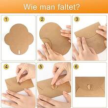 25/50/100 个小牛皮纸信封，配 25 张空白卡片，尺寸为 11.2 x 7.7 厘米，适用于圣诞节、生日派对、婚礼、祝贺、邀请函（感谢卡） - 賀卡+信封 - 查看 6