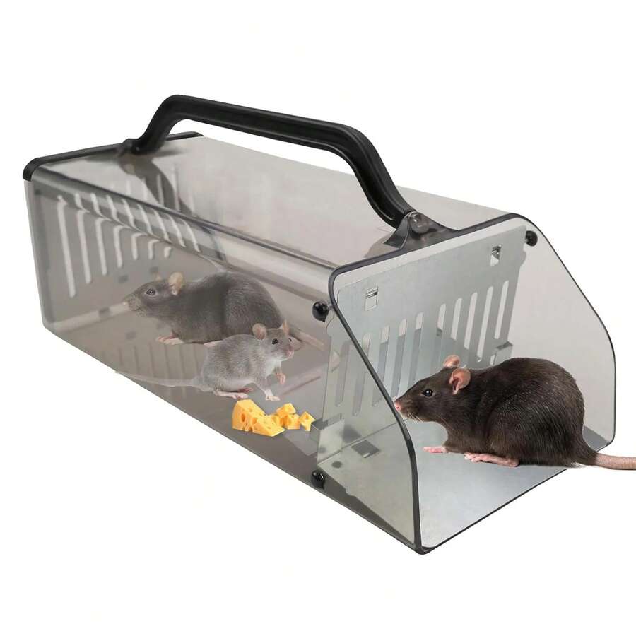 Bẫy chuột tự động hiệu quả cao, hoạt động liên tục, dùng trong nhà và vườn, là dụng cụ bắt chuột an toàn và hiệu quả.