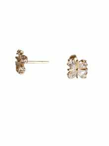 1 Pair S925 Sterling Silver Zirconia Cross Flower Stud Earrings, Elegant Fashion Jewelry Gift For Women, Couples, Friends - Cross Flower 1 - View 4